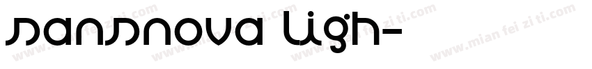 SansNova Ligh字体转换